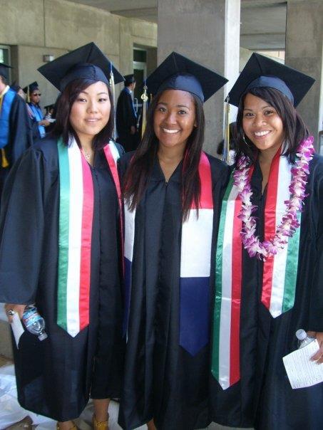 UC Merced Italy & Netherlands returnees at Commencement